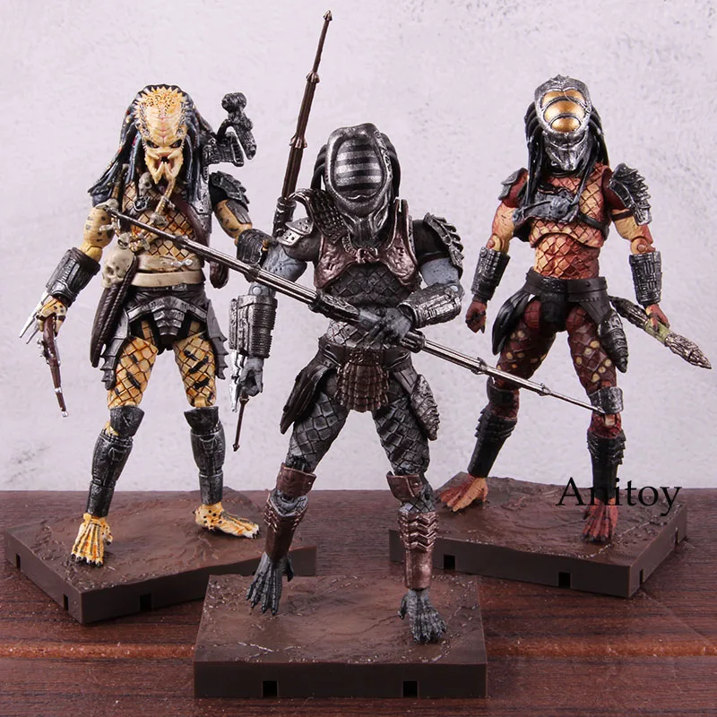 Hiya игрушки изысканный мини Хищник 2 фигурки воин кабан старец Хищник игрушки ПВХ фигурка Коллекционная модель игрушки