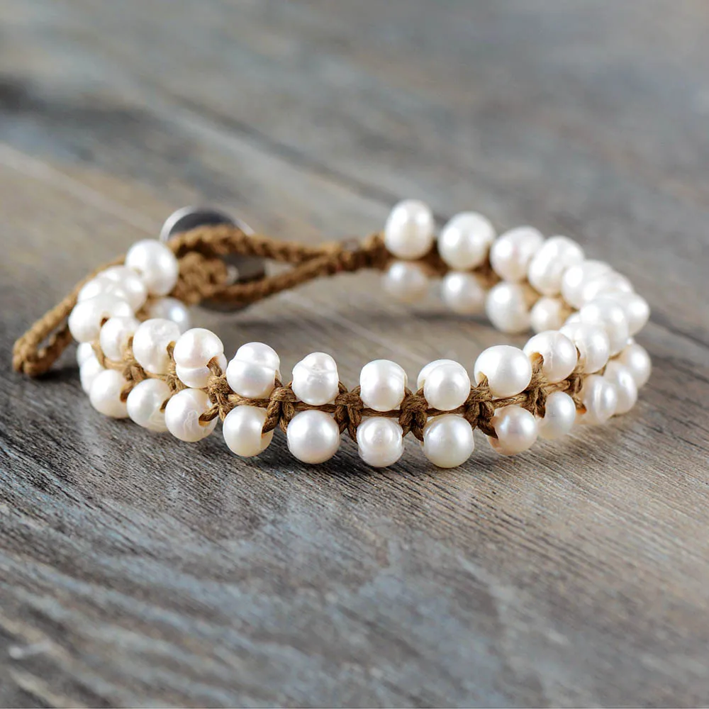 Easy DIY Classic Faux PEARL Stretch Bracelets - YouTube