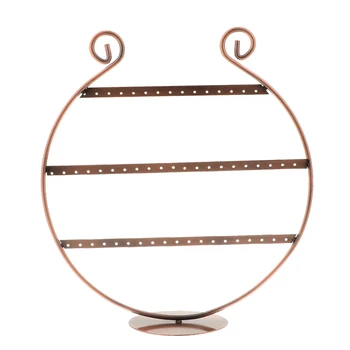 

Fashion 54 Holes Earring Display Jewelry Rack Holder Metal Stands Organizer
