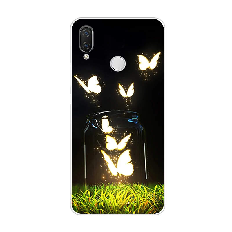 Темно-красный Для huawei P Smart чехлы силиконовый мягкий ТПУ задняя крышка для huawei P Smart Plus чехол для huawei P Smart Z бампер - Цвет: Темно-красный