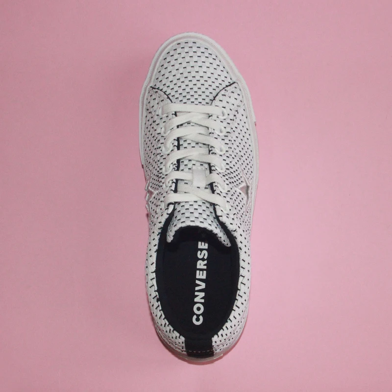 Converse Оригинальные кроссовки одного звезда тканые стиль для мужчин и женщин, кроссовки унисекс обувь для скейтборда, кроссовки 164605C
