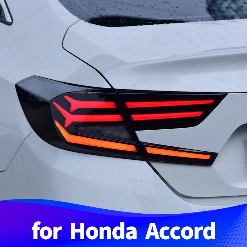 Задних сигнальных огней, сборка для Honda Accord светодиодные ходовые огни Светодиодный светодиодный стоп-сигнал последовательный сигнал поворота