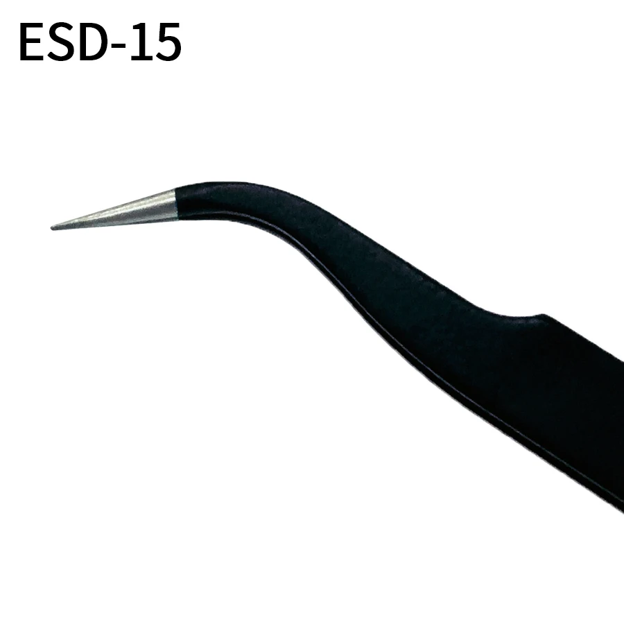 Anti-static Precision Tweezers Set Stainless Steel ESD Electronic Repair Tool