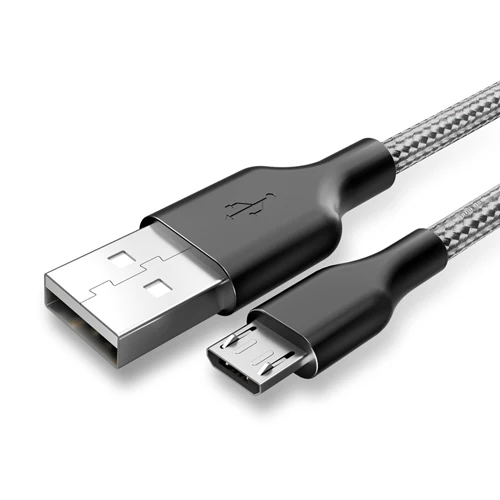 Зарядный Micro USB кабель для samsung A8 A7 S7 Andriod мобильный телефон зарядное устройство кабель для передачи данных для Xiaomi Redmi Note 5 Pro 4 USB шнур - Цвет: Серебристый
