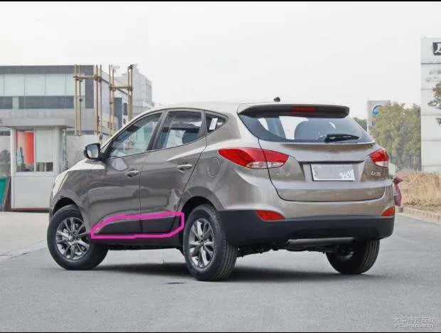 Для hyundai ix35 2009- автомобильный Стайлинг ABS корпус боковые молдинги Боковая дверь украшения