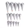 10 pcs Band Water Droplets Sinker Lead Sinker fishing line fishing lead  fishing rod thread fishing weights ► Photo 3/6