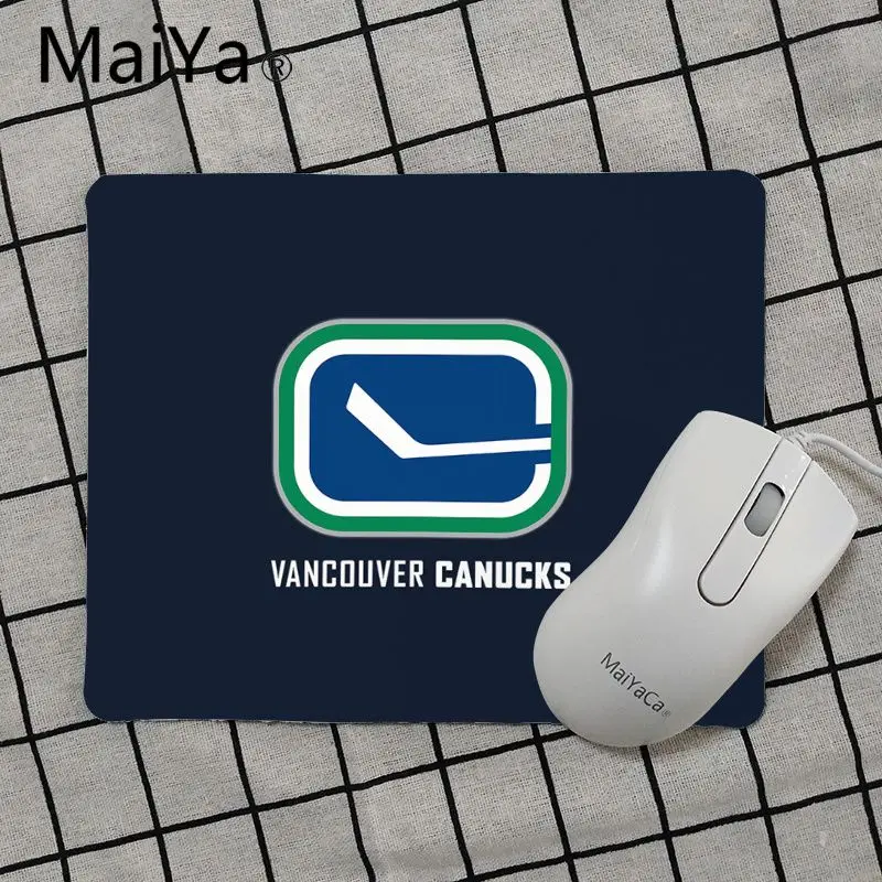 Maiya высокое качество Vancouver canucks Хоккей ноутбук игровой мыши коврик для мыши Гладкий блокнот для письма настольные компьютеры мат игровой коврик для мыши - Цвет: No Lock Edge25x29cm