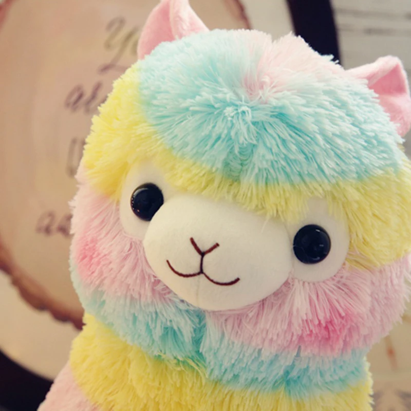 Yomdid 25/35 см/50 см Радуга Альпака плюшевые игрушки Kawaii мягкие игрушки мультфильм Альпака плюшевые куклы игрушки Рождество Дети подарок