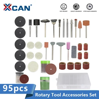 

XCAN 95pcs Polishing Tool Accessories Kit Grinding Sanding Carving and Polishing Tool Set for Dremel Rotary Tool Accessory