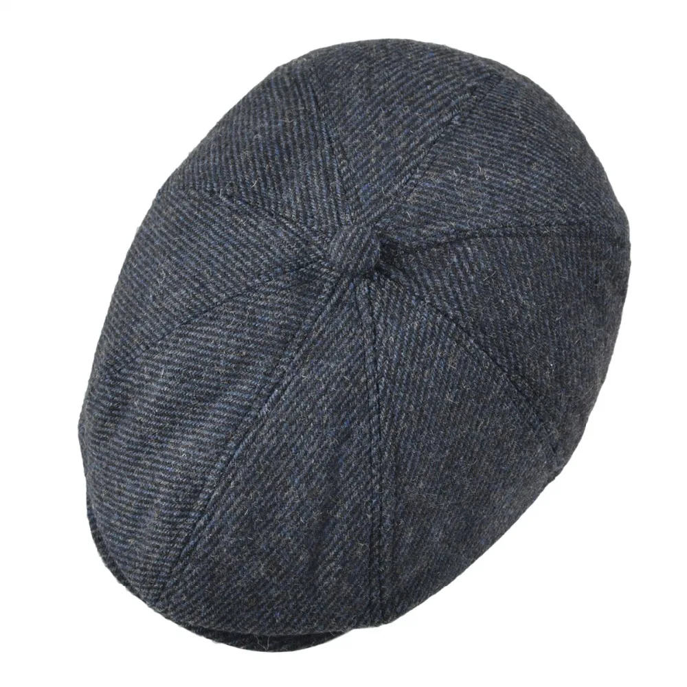 VOBOOM Newsboy шапки для мужчин осень зима полушерстяные Саржевые кабики шляпа теплый головной убор 111