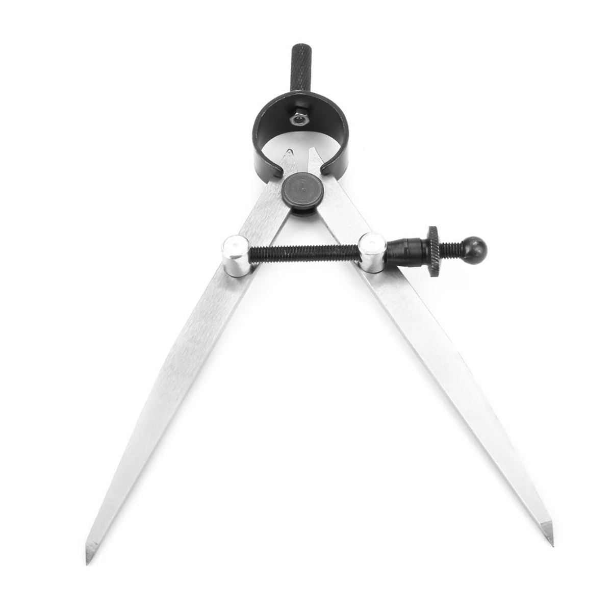 Spacing-Compass Wing Divider Rotating Scriber Edge Creaser Leather Drafting Tool 100mm 150mm 200mm Carbon-Steel Material