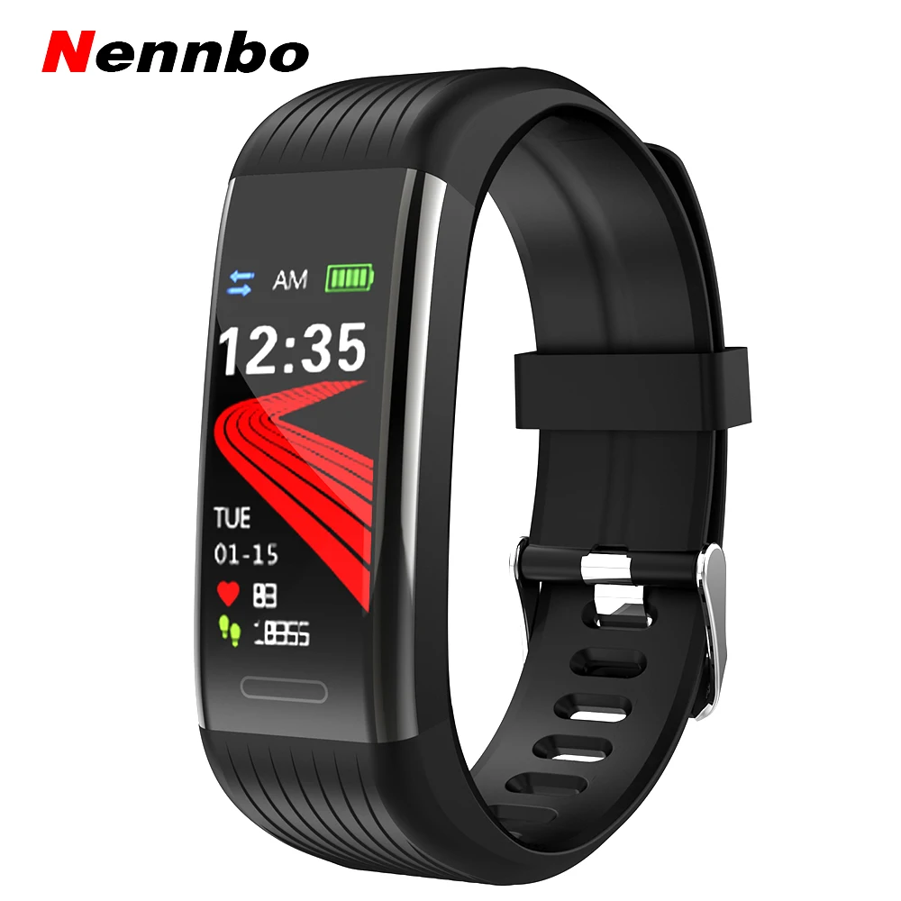  Bluetooth Smart band Pedometer Heart Rate Monitor Blood Pressure Fitness Tracker Sport Smart Watch  - 4000396164529
