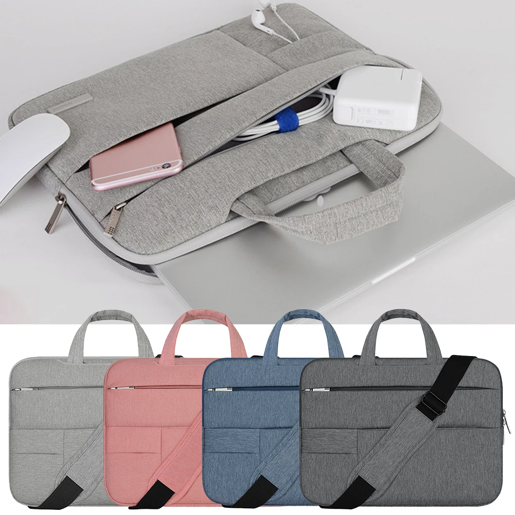

Waterproof Laptop Shoulder Handbag Bags Computer Briefcase For 12 13 14 15.6 inch MacBook Pro Air Retina HP Notebook Bag Case
