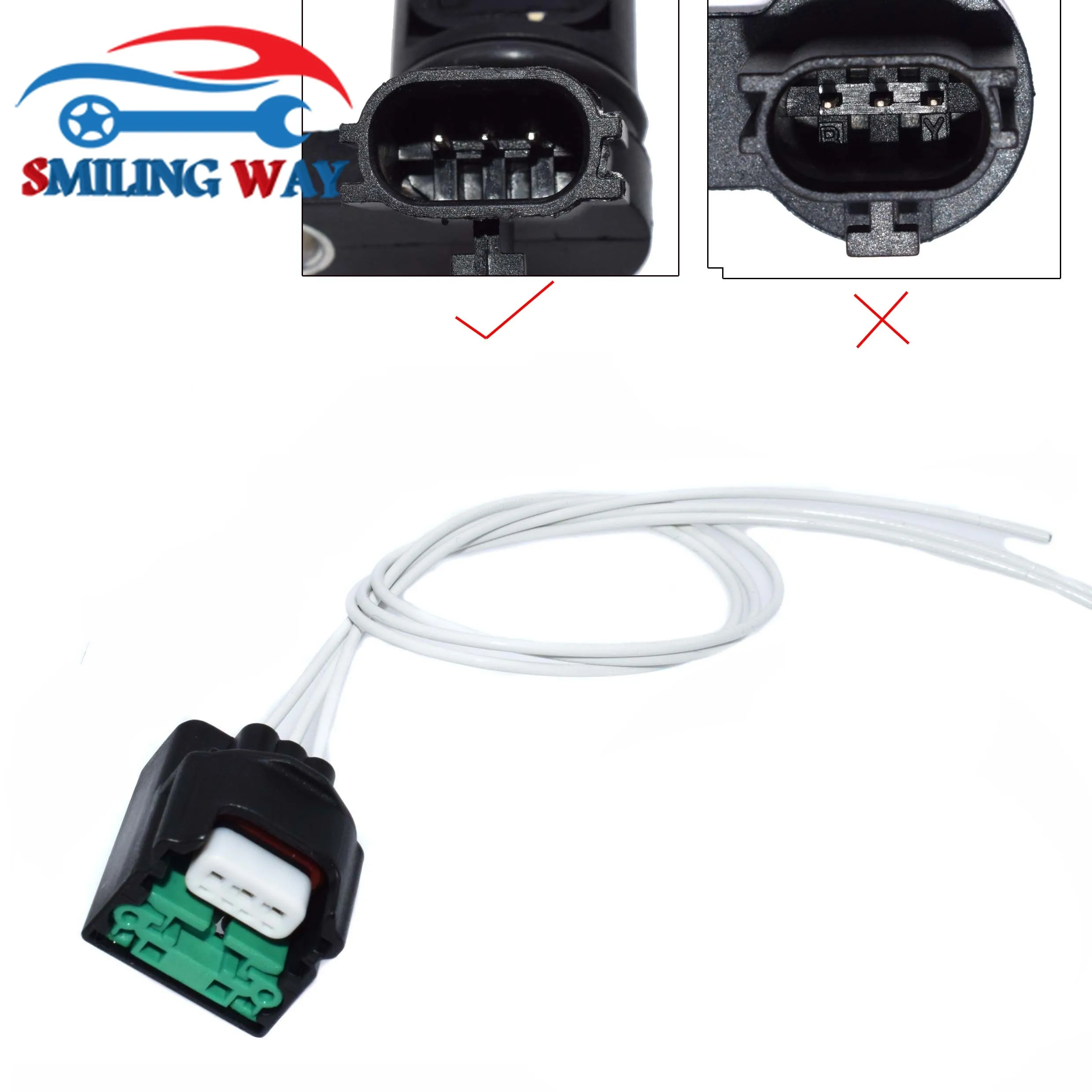 Camshaft Crankshaft Position Sensor Cps Wiring Connector Harness Plug