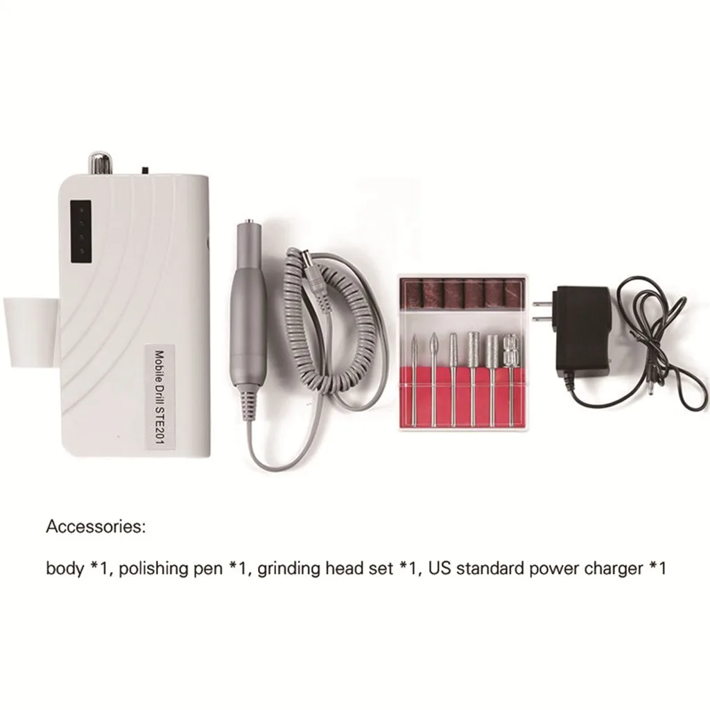 Manicure Portable Rechargeable Sander Nail Polish Machine Pen Sander Grinding Machine Nail Polishing Machine US regulations