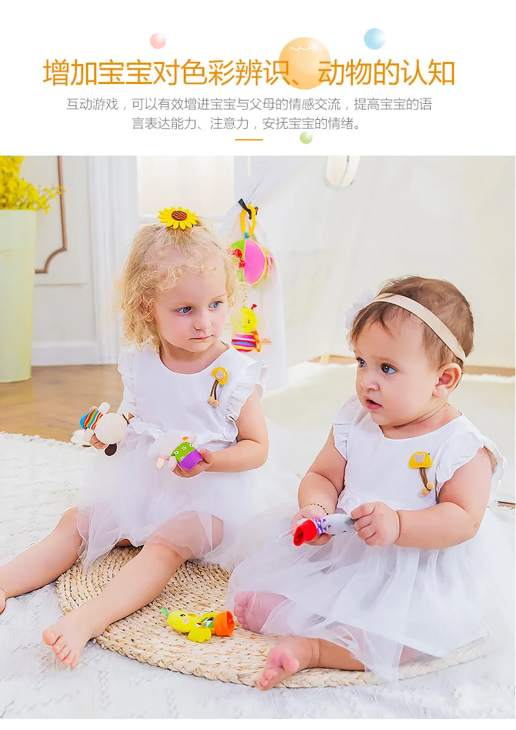 Happy monkey Infant пальчиковые куклы игрушка новорожденных Одежда для родителей и ребенка интерактивные пальцев рук Кукольный успокаивающие игрушки