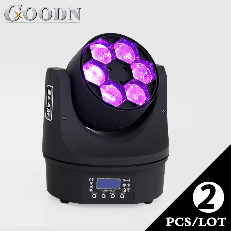 Dj светильник led moving head 6x15w глаза пчел луч led для led Луч бар