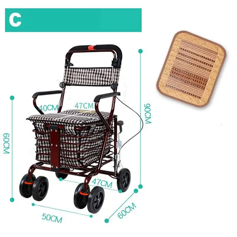 Carro хранение Rolling Carrito piegevole Carrello Cucina Mesa Cocina кухонный стол колесница Roulant Тележка для покупок - Цвет: Version J