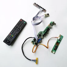 Для IASX12N IASX12S 1CCFL 30Pin LVDS TV56 плата контроллера VGA HDMI AV USB RF ЖК-дисплей панель дистанционного управления+ инвертор+ клавиатура DIY kit