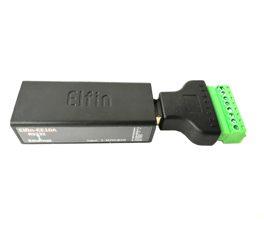 Elfin-EE10 Серийный Сервер RS232 один последовательный сервер для Ethernet модбит/с |