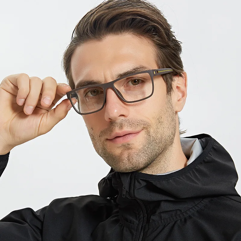 Классические ретро очки для близорукости, оправы для глаз для мужчин, матовые коричневые прямоугольные очки с прозрачными линзами, ацетатные мужские очки
