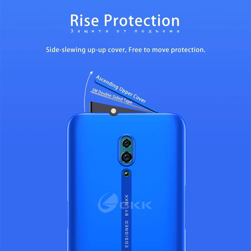 lluxury Slim Original Casing For OPPO Reno Case Covers Full Protection Anti-knock&proof Matte PC for OPPO Reno Cover Coque Funda