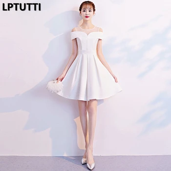 

LPTUTTI New Sexy Woman Plus Size Social Festive Elegant Formal Prom Party Gowns Fancy Short Luxury Cocktail Dresses