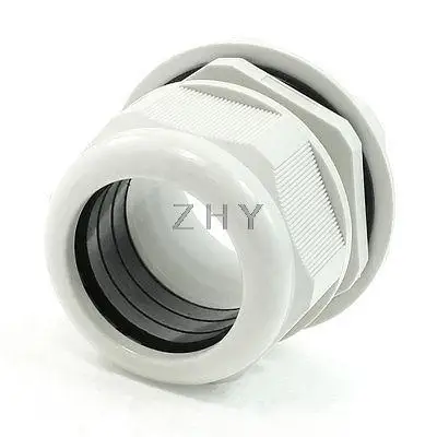 

Waterproof M63X1.5 37-44mm Cable Range Graywhite Cables Gland Connector