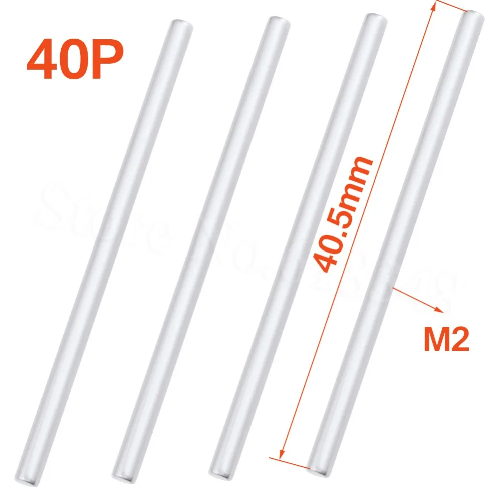 40 шт. передние/задние рукоятки поворотные круглые шпильки 2*40 5 мм для WLtoys 1/18