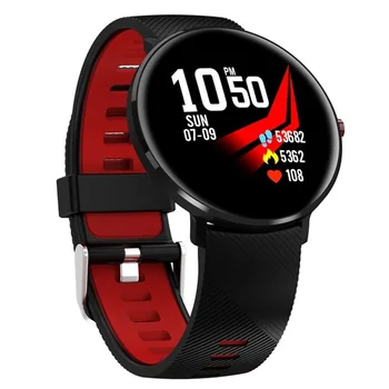 

L10 2.5D Color Screen Alipay Milanese Camera Heart Rate ECG O2 Electrocardiogram Monitor Remind bluetooth Smart Watch