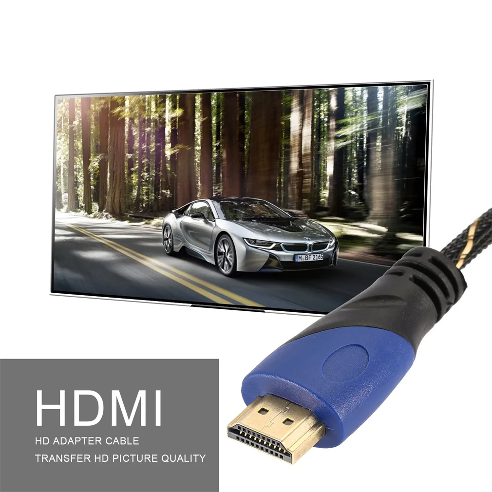 LESHP высокое Скорость 3 метра/10ft синий+ черный HDMI 4K x 2K Высокое разрешение кабель 5 шт. поддерживает 3D и реверсивным звуковым каналом