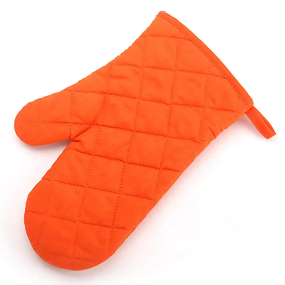 Professional Cotton Oven Mitt Heat Proof Resistant Protector Kitchen Cooking Pot Holder Glove Kitchen Bakeware Supplies cotton pot holders