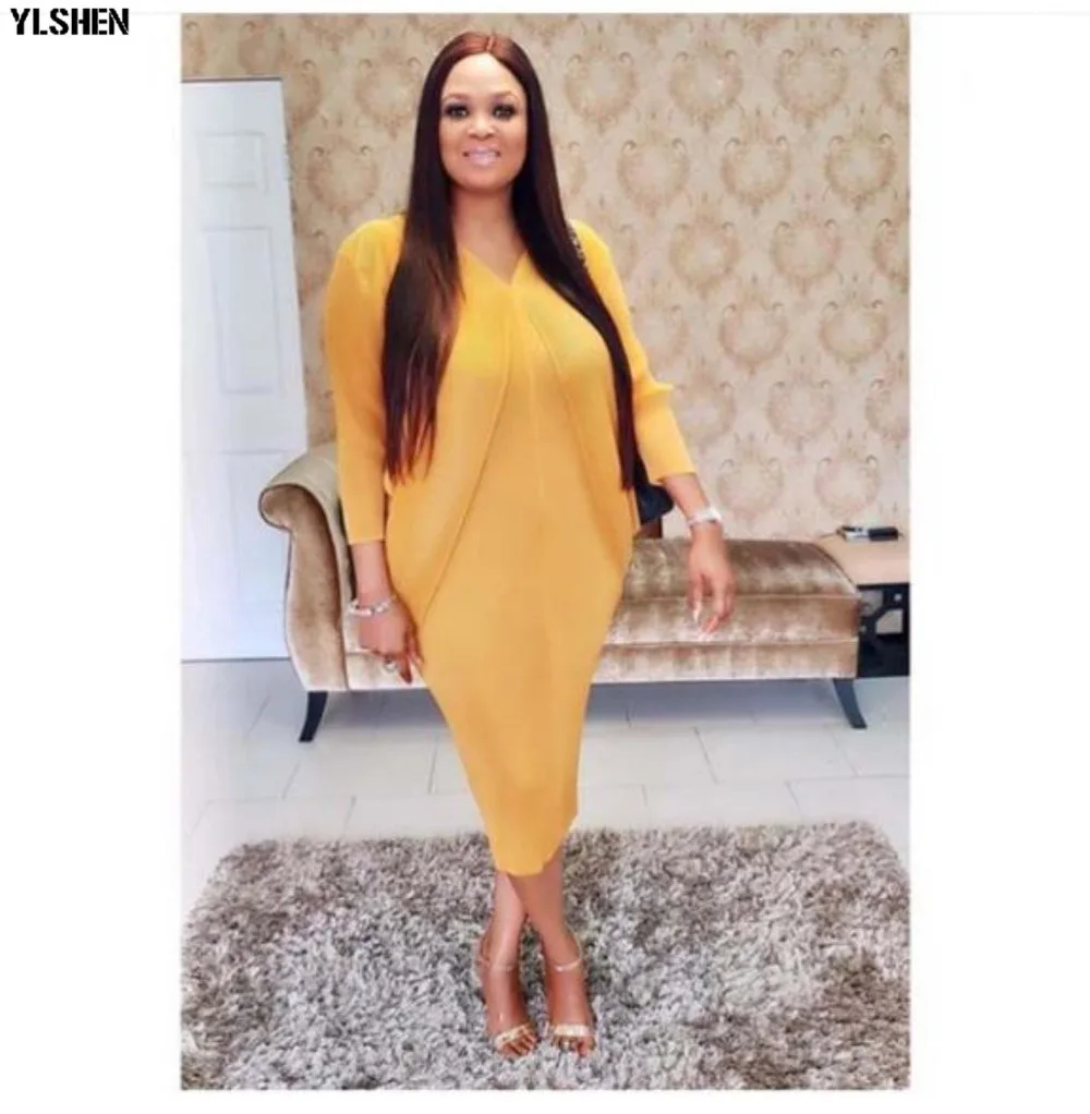 African Dresses for Women Plus Size Dashik Turbans African Clothes Full Pleated Boubou Robe Africaine Femme 2019 Africa Dress 06