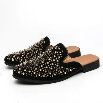 

Brand Designer Men Casual Leather Shoes Trendy Fashion Light Loafers Big Size Comfortable Driving Slippers High Quality Non-slip