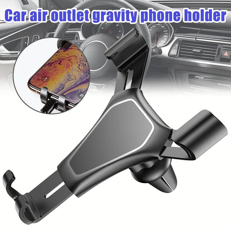 

Cell Phone Bracket for Car Air Vent Clip Phone Holder Samrtphone Auto Vehicle WWO66