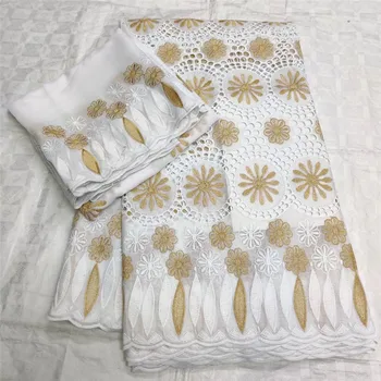 

Swiss lace fabric 2020 embroidery African lace fabrics 100% cotton Dry lace Swiss voile lace in Switzerland 4L03418