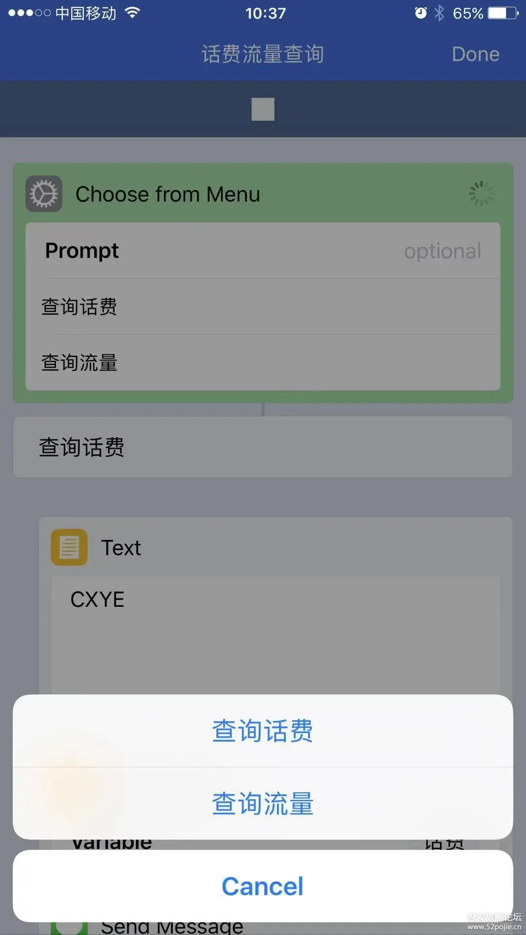 IOS看片神器：workflow规则集合（免费电影规则，vip解析规则，话费流量查询规则） 配图 No.4