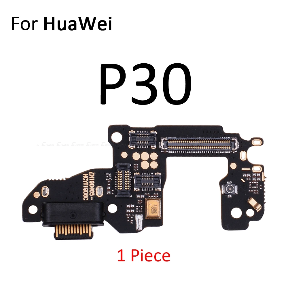 Части платы разъема для зарядки гибкий кабель с микрофоном для HuaWei P30 P20 Pro P10 P9 Plus Mini P8 Lite