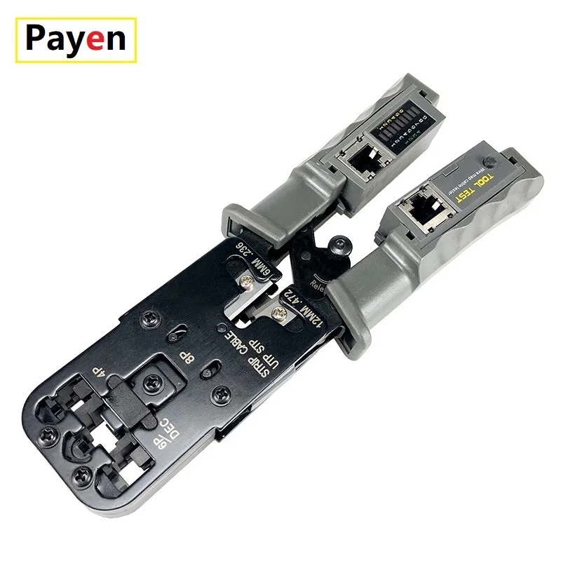 2 in 1 RJ45 Network LAN Cable Crimper Pliers Cutting Tool Tester 6P/8P Wire Cutter Test Crimping | Мобильные телефоны и