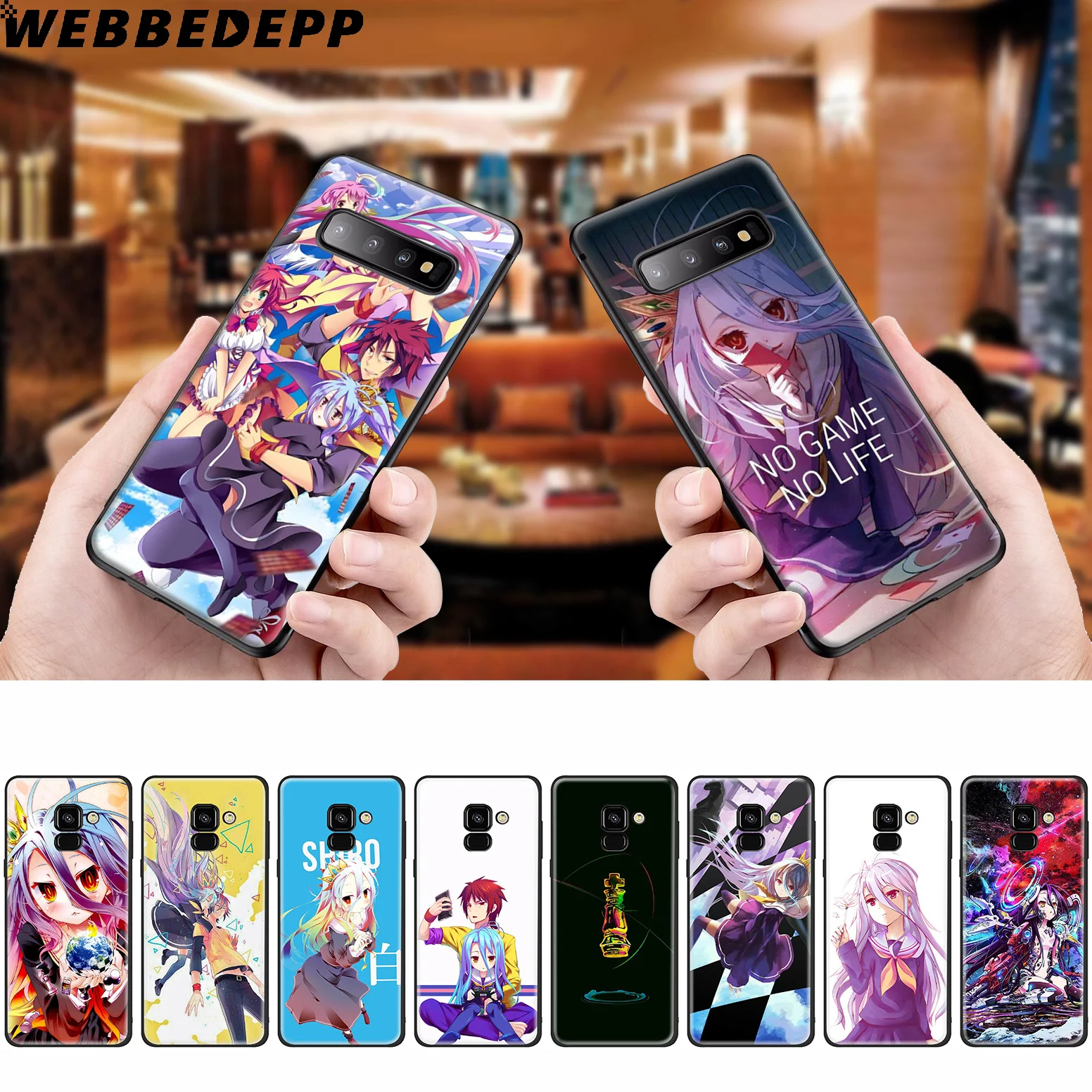 No game life Anime Soft Case for Samsung Galaxy A50s A40s A30s A20s A10s Phone Cover TPU |