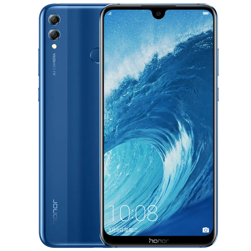 Глобальная ПЗУ Honor 8X Max 6GB 64GB мобильный телефон Snapdragon 660 OctaCore 1,8 GHz 7,12 ''большой экран OTA обновление 4900mAh смартфон