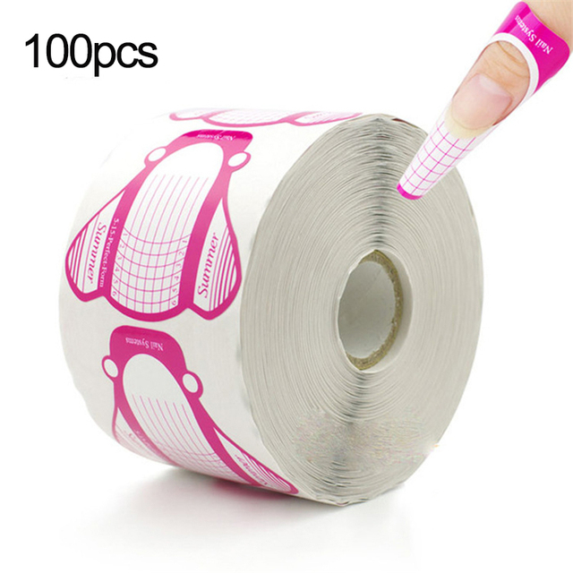 Gel Quick Building Mold Tips Nail Dual Forms Finger Extension Nail Art UV extension Easy Find Nail Tools