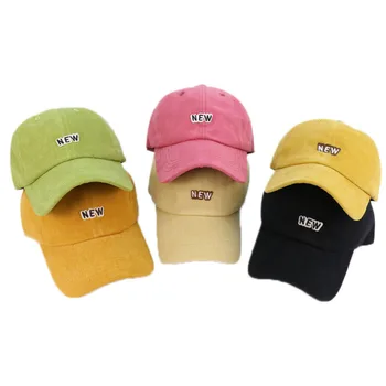 

Summer Men And Women Outdoor Leisure Solid Color Casquette Travel Students Hats Street Embroidery Letters Sunshade Baseball Cap