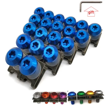 

For Suzuki rgv 250 gsr 600 750 GSXR1000 GSXR1100 Motorcycle Fairing Aluminu hexagon socket Screws Clips Body Spring Bolt Kit