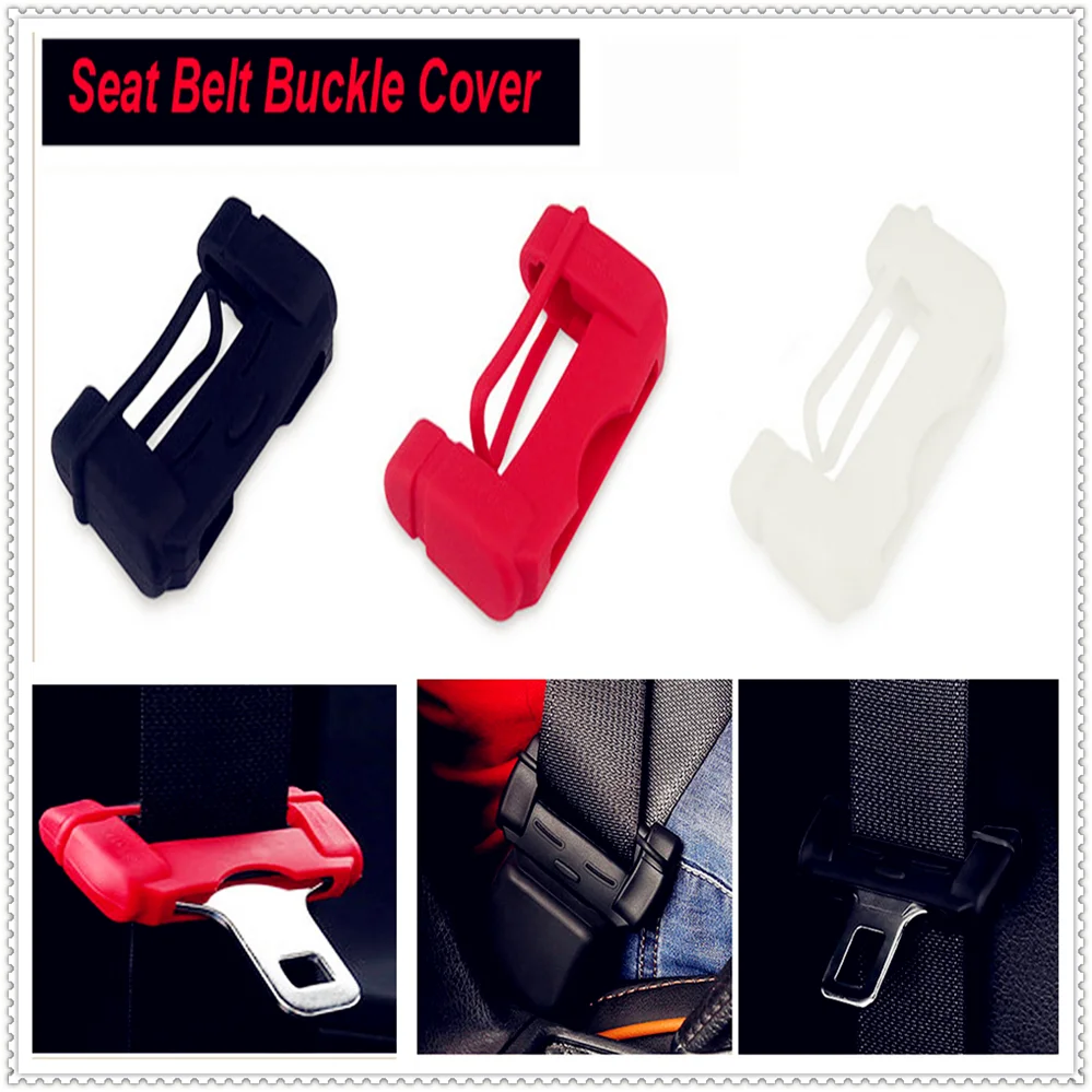 

Car Safety Belt Buckle Covers Seat Protector for Nissan TEANA QASHQAI BLUEBIRD SUNNY TIIDA PALADIN Geniss Juke X-Trail