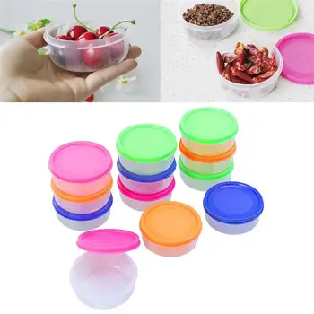 

12 Pcs Food Crisper Mini Storage Boxes Infant Microwave Oven Crisper For Baby Kids Kitchen Storage Boxes Food Case