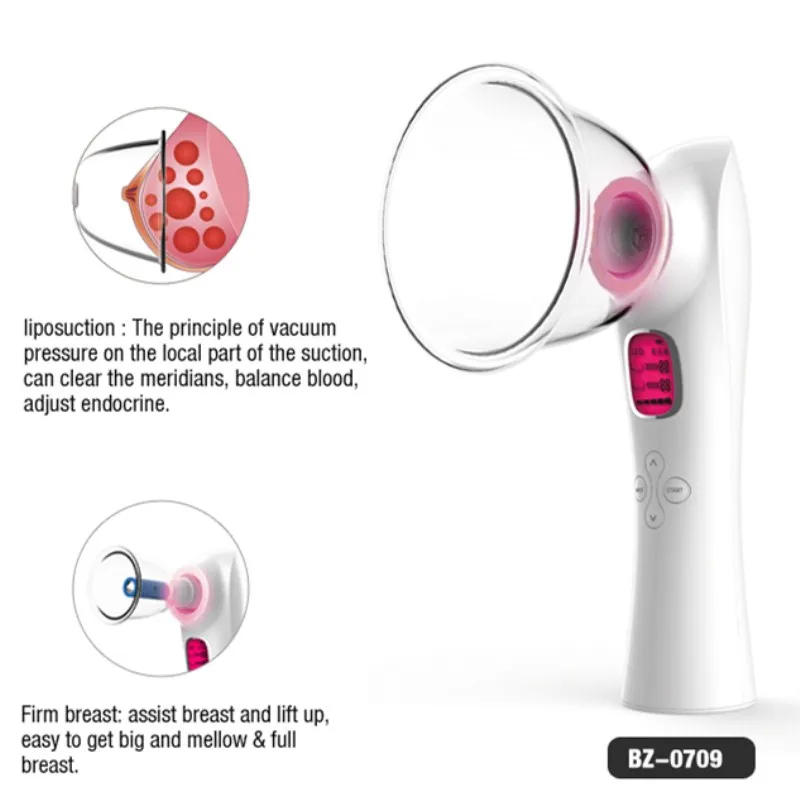 

LED Light Vacuum Suction Breast Enlargement Machine hot selling for Women Home Use