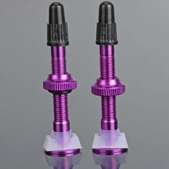 

2pcs Presta Valve Stems Tubeless MTB Road Extender Valves Tire Aluminum Alloy for Bicycle Tubeless Tire Bike Part