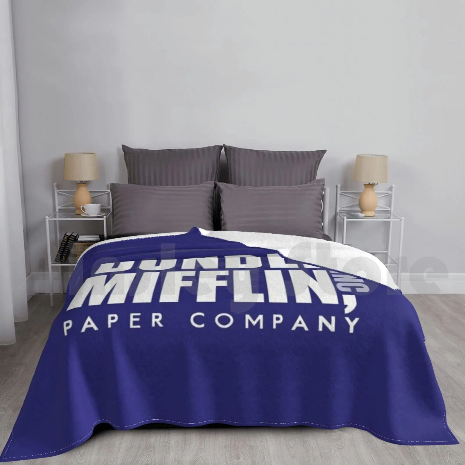 

Dunder Mifflin Paper Company Blanket For Sofa Bed Travel The Office Jim Halpert Dwight Schrute Dunder Mifflin