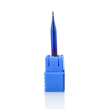 

Multi-Standard End Mill Blue Nano-Coated Flat-Bottom End Mill Multi-Function High-Speed Steel Milling Cutter
